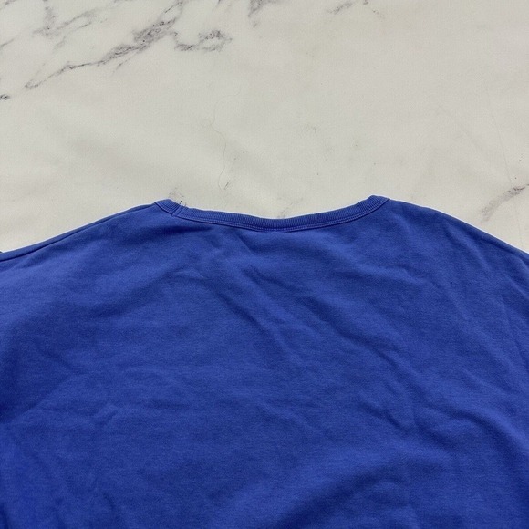 Champion Womens Cropped Pullover Sweatshirt Size M Periwinkle Purple Lounge - Picture 9 of 12